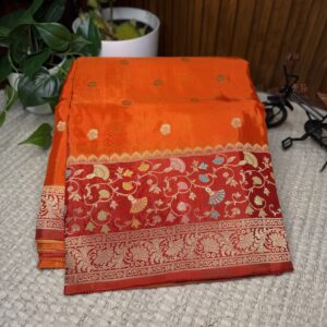 Moona silk with Meenakari