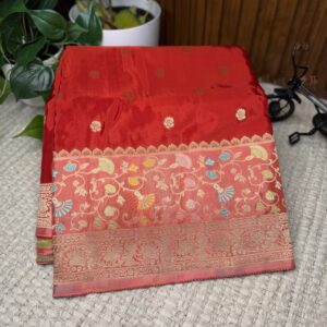 Moona silk with Meenakari