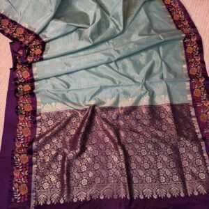 Dhupiyana Tusser with tread work