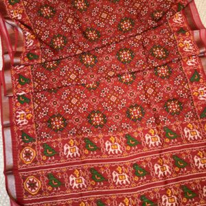 Mangalagiri pattu with digital print