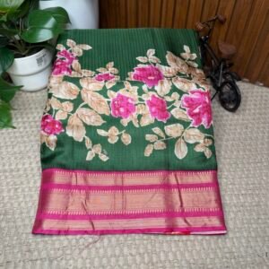 Green saree
