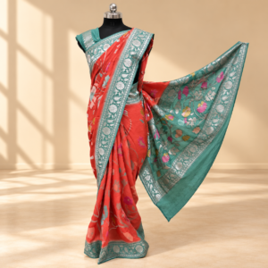 Banaras khaddi georgette