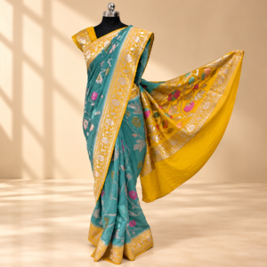Banaras khaddi georgette