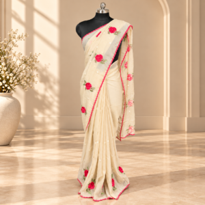 Fancy work saree