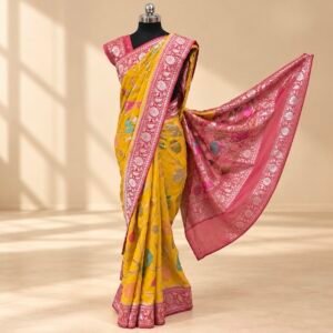 Banaras khaddi georgette